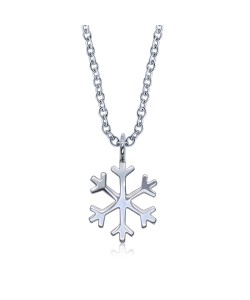 Snowflake Silver Necklace SPE-5622